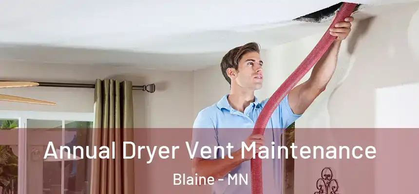  Annual Dryer Vent Maintenance Blaine - MN