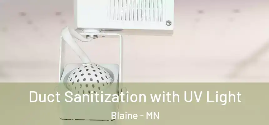  Duct Sanitization with UV Light Blaine - MN