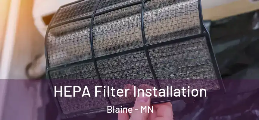  HEPA Filter Installation Blaine - MN